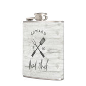 パパ料理長bbqグリルクリスマスの誕生日モダン フラスク (左)