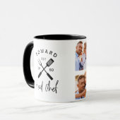 パパ料理長bbqグリルフォ数々のトモダン マグカップ (正面左)