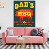 パパ料理 キャンバスプリント (インサイチュ (リビング))