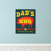 パパ料理 キャンバスプリント (インサイチュ (ウッドフロア))