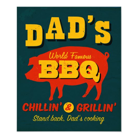 パパ料理 フォトプリント            (正面)