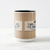 パパ日のマグ ツートーンマグカップ (中央)