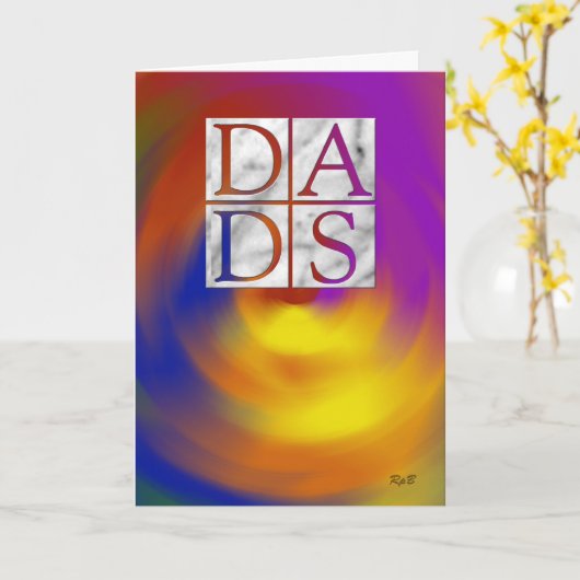 パパ日 カード (黄色い花)