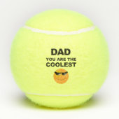 パパ最もクールでおもしろいなノベルティのテニス・ボールです テニスボール (裏面)