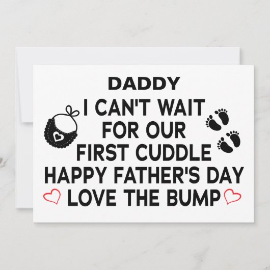 パパ最初の抱き合いが待ち遠しい シーズンカード (正面)