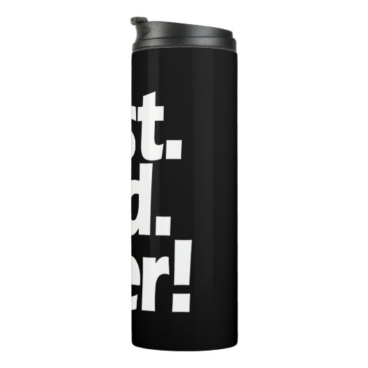 パパ最高のがブラック/ホワイトのお父さんの日 タンブラー (回転右)