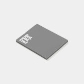 パパ最高のがブラック/ホワイトのお父さんの日 ポストイット (アングル)