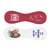 パパ最高のが今までに署名した赤白青野球 野球ボール (パネル)