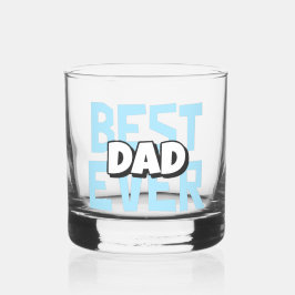 パパ最高のが父の日のためにグラスを岩に ウイスキーグラス