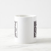 パパ最高のの父の日への贈り物 コーヒーマグカップ (中央)