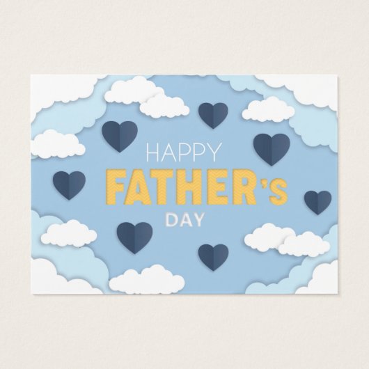 パパ最高のは今までにかわいい父のデイカード (裏面)
