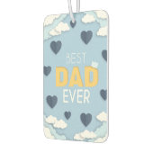 パパ最高のは今までにかわいい父の日 カーエアーフレッシュナー (左)