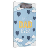 パパ最高のは今までにかわいい父の日 クリップボード (右)