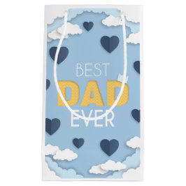 パパ最高のは今までにかわいい父の日 スモールペーパーバッグ