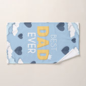 パパ最高のは今までにかわいい父の日 ハンドタオル (ハンドタオル)