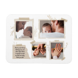 パパ最高のは初めての父の日、幸せな父の日 マグネット