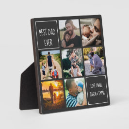 パパ最高のは常に写真のコラージュと文字。私たちはパパ フォトプラーク