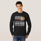 パパ最高のは馬に乗る娘を持つ1 Tシャツ (正面フル)