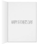 パパ最高のイン銀河系誕生日ファーザデイカード (内側 (右))