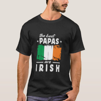 パパ最高のスはアイリッシュの父の日アイルランド国旗である Tシャツ