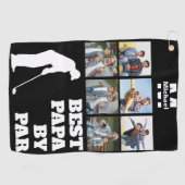 パパ最高のバイパーゴルフとカスタム6枚 ゴルフタオル (横)