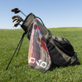 パパ最高のバイパーフォカッコいいトゴルファーの父の日 ゴルフタオル (グリーン)