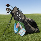 パパ最高のバイパーフォトゴルフの父の日  ゴルフタオル (グリーン)