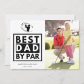 パパ最高のバイパーフォトゴルフの父の日  シーズンカード (正面)