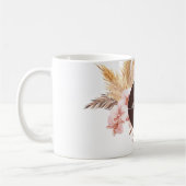 パパ最高のパパス草のスクリプト母の日 コーヒーマグカップ (左)