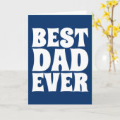 パパ最高のパパEVER GREETING CARD カード (黄色い花)