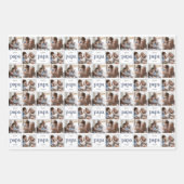 パパ最高のーは父の日を調整する ラッピングペーパーシート (正面)