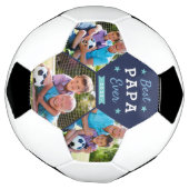 パパ最高のーエバー |グランカスタムパ写真 サッカーボール (回転)