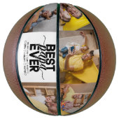 パパ最高のーエバー&シンプル家族の写真お父さんの日 バスケットボール (縦)