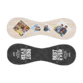 パパ最高のーーEver Faters素朴 Dayフォトコラージュ 野球ボール (パネル)