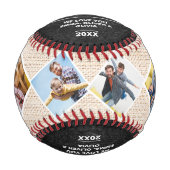 パパ最高のーーEver Faters素朴 Dayフォトコラージュ 野球ボール (正面)