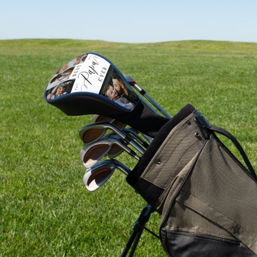 パパ最高のー・エバースクリプト父の日の写真コラージュ ゴルフヘッドカバー (インサイチュ)