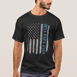 パパ最高のー・エバーヴィンテージ米国国旗父の Tシャツ
