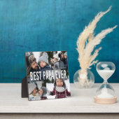 パパ最高のー・エバー写真コラージュ フォトプラーク (インサイチュ)