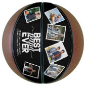 パパ最高のー・エバー&ファミリー6枚の写真パパの日 バスケットボール (縦)