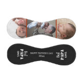 パパ最高のーEver Father's Day 3 Photo Collage 野球ボール (パネル)