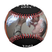 パパ最高のーEver Father's Day 3 Photo Collage 野球ボール (正面)