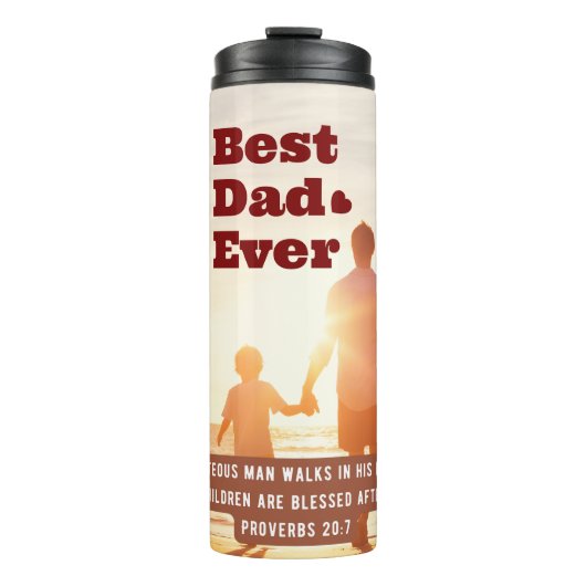 パパ最高の20:7キリスト教の聖書聖句 タンブラー (正面)
