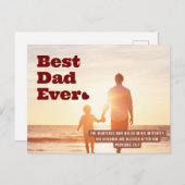 パパ最高の20:7キリスト教の聖書聖句 ポストカード (正面/裏面)