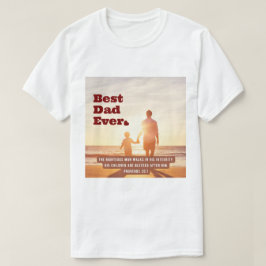 パパ最高の20:7キリスト教の聖書聖句 Tシャツ