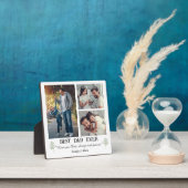 パパ最高の3枚フォトコラージュ父の日の白 フォトプラーク (インサイチュ)