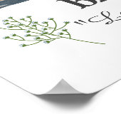 パパ最高の3枚フォトコラージュ父の日の白 ポスター (角)