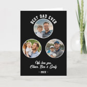 パパ最高の3枚写真お父さんの日 シーズンカード (正面)