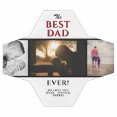 パパ最高の3枚写真コラージュ父の日 サッカーボール (フラット)