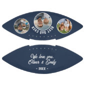 パパ最高の3枚写真父の日の形見 アメリカンフットボール (パネル)