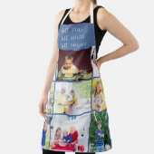 パパ最高の·エバー編集可能9枚の写真 エプロン (インサイチュ)